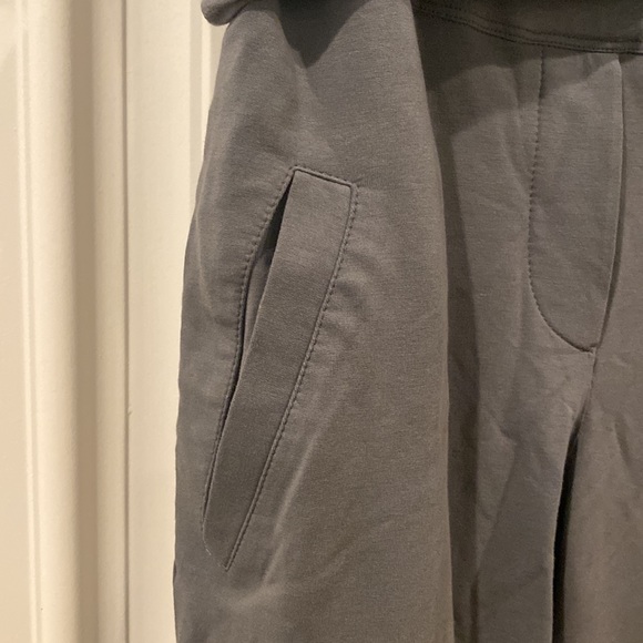 Brunello Cucinelli gray fold-over waist leggings - Picture 5 of 11